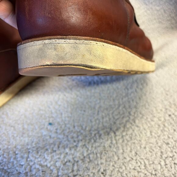 Red Wing Boots Men 12 Waterproof Shoes 6 Inch Safety Toe Boot Leather NO INSOLES - Picture 7 of 9